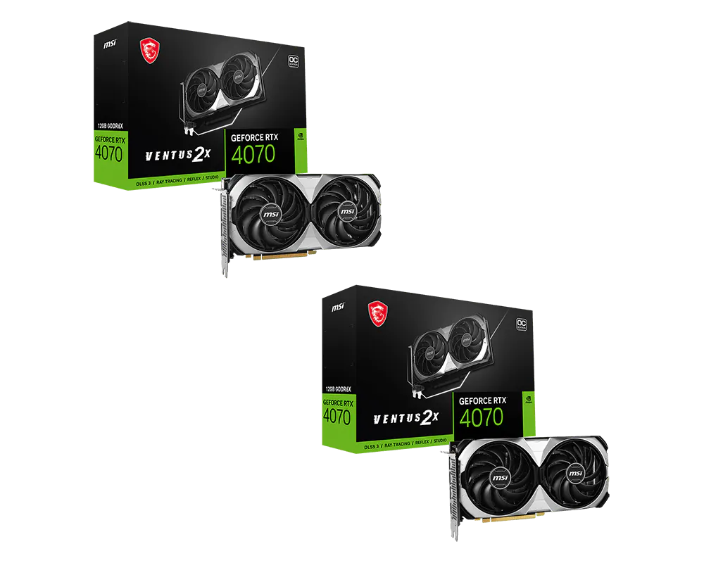 MSI GeForce RTX 4070 VENTUS 2X E 12G OC
